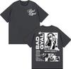Singer Bad Gyals Album Tour Graphic Tshirt for Men and Women Hiphop Summer Print Pure Cotton Casual Shortsleeved top