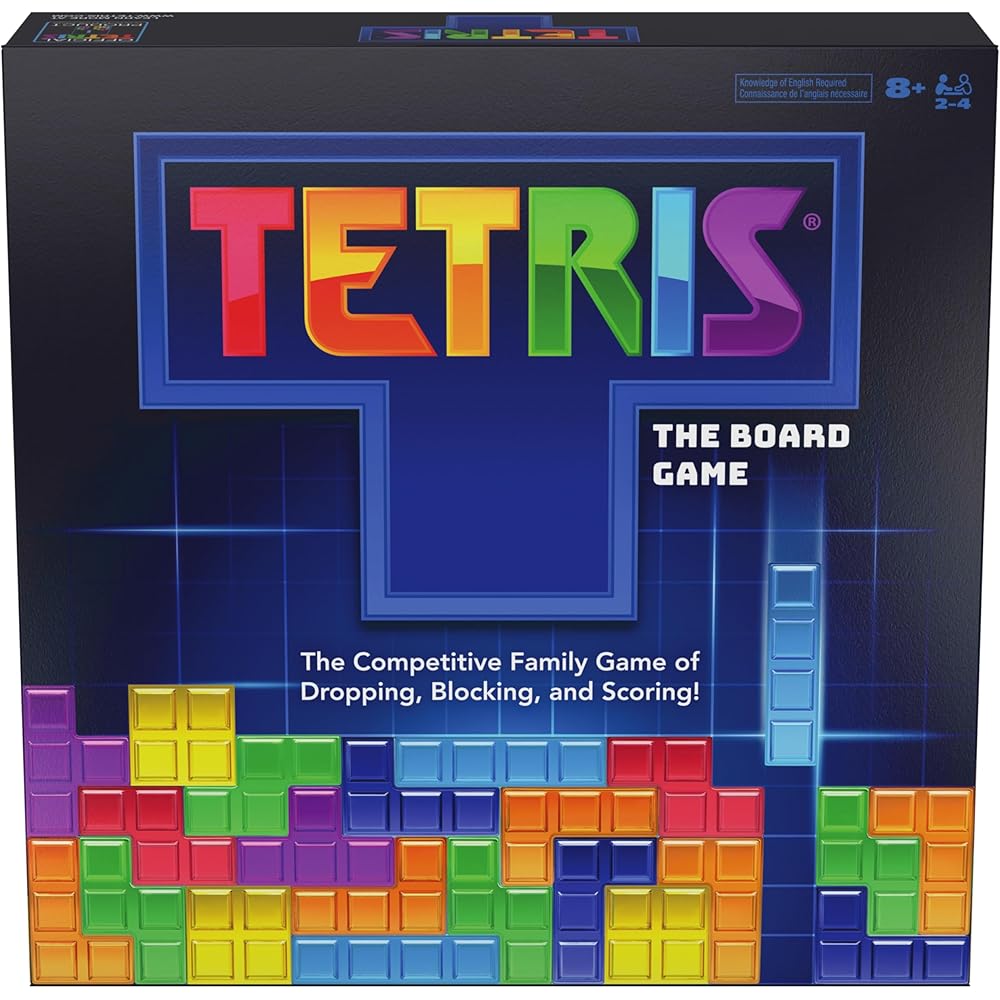 Spin Master Game, Tetris: Board Game, Play the Classic Puzzle Game Tetris In Real Life, Multiplay...
