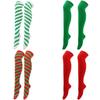 Solid And Patterned Long Socks High-quality Polyester Material Suitable For All Genders One Size Fits All