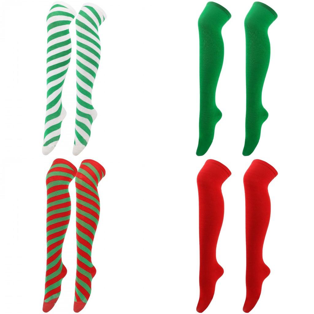 Solid And Patterned Long Socks High-quality Polyester Material Suitable For All Genders One Size Fits All