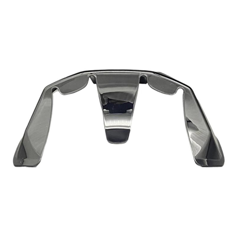 Racing Inspired Helmet Spoiler Accessory Aerodynamic ABS Plastic No Tools Required Streamlined Aggressive Appearance