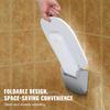 Folding Shower Seat 13.6'' X 12.8'' Wall Mounted Shower Bench 450 Lbs