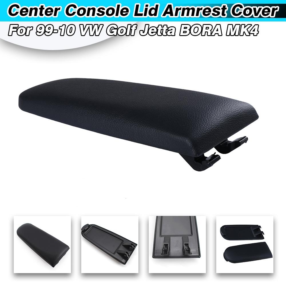 Compatible with VW Jetta Golf 4 Mk4 Bora Polo 6R 9N 9N3 Centre Console Armrest Lid Soft Fabric Armrest Cover