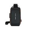 Men's Anti-Theft USB Chest Sling Bag