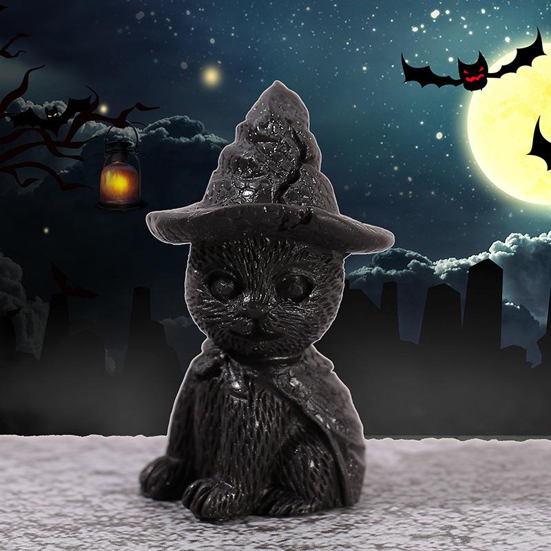 2025 3D Horror Halloween Decoration Miniature Raven Tombstone Ghost Skeleton Skull Micro Resin Figurine Ornaments