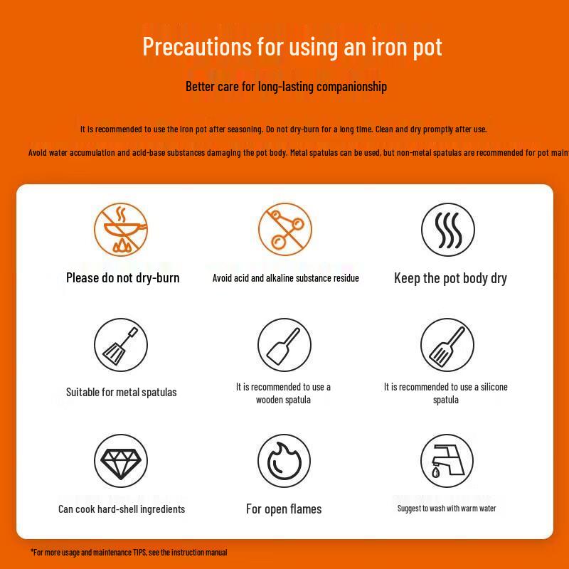 SUPOR Echter Eisen Rostfreier Wok mit Stehdeckel