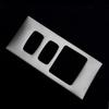 Car-styling Stainless Steel Headlight Adjustment Button Modified Special Decorative Sticker Case For Mitsubishi Pajero Sport