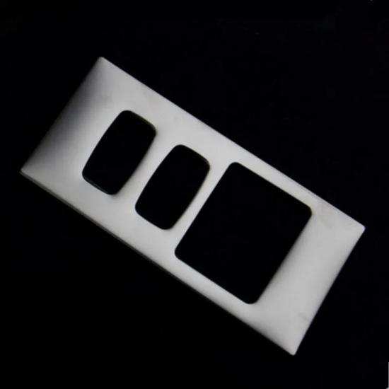 Car-styling Stainless Steel Headlight Adjustment Button Modified Special Decorative Sticker Case For Mitsubishi Pajero Sport