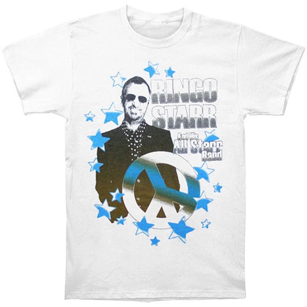 Men s Ringo Starr 2010 Tour Slim Fit T-shirt Medium White S