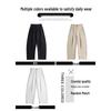 CHOCOOLATEit Men's Loose Fit Curved Leg Casual Pants