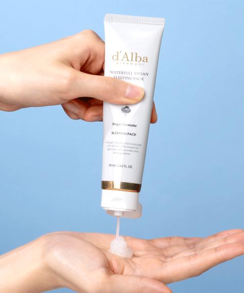 Dalba Waterful Vegan Sleeping Pack 60ml (Tube Type) NONE