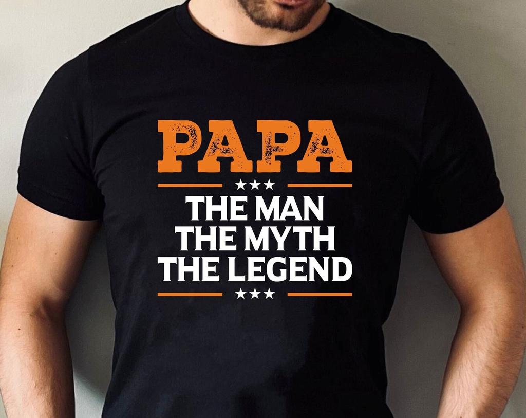 Papa The Man Myth Legend T-Shirt, Father's Day Gift