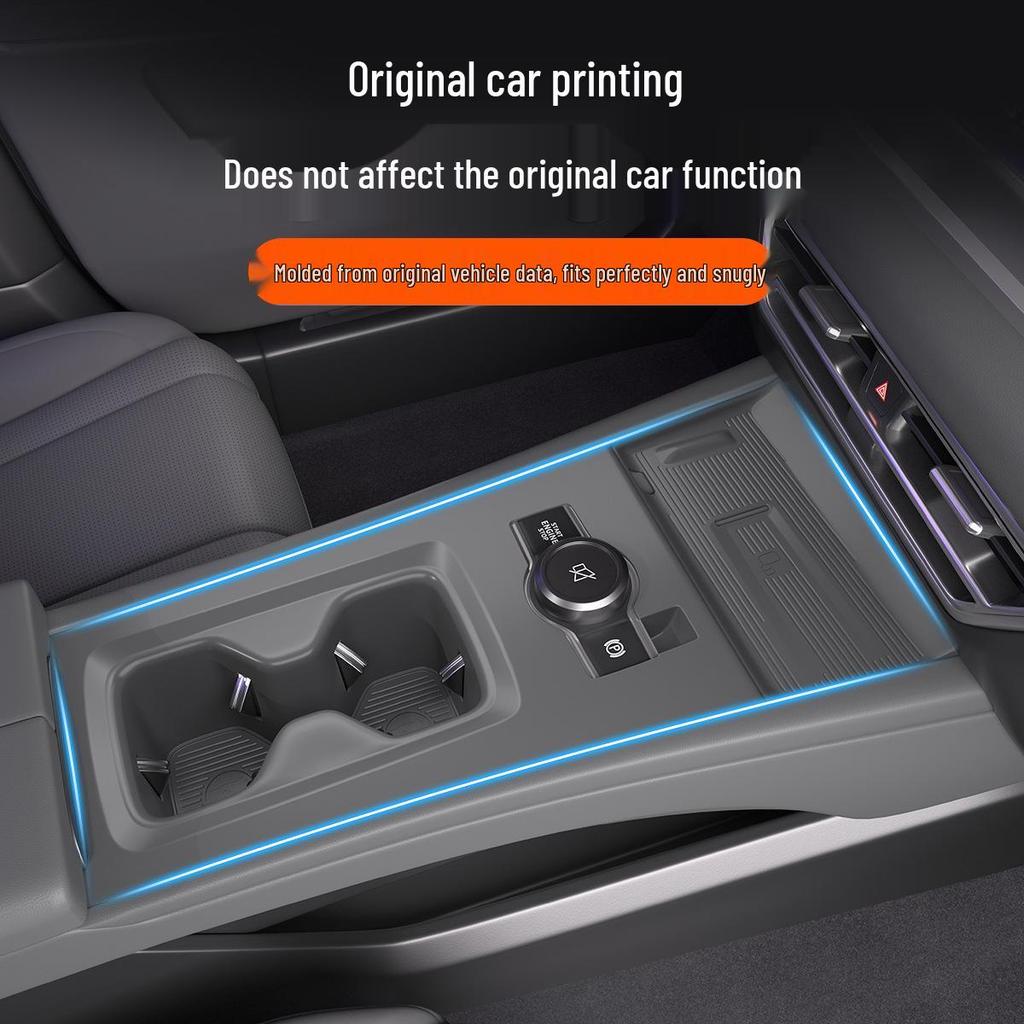 Volkswagen Tiguan L-Pro Console Silicone Protective Mat for 24 Models - Full Coverage Car Accessory.