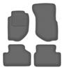 Welurowe dywaniki samochodowe, grafitowe, do: Volvo 740 / 760 sedan, kombi (1984-1991)