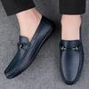 New Men's Handmade Slip On Shoes Genuine Leather Men Loafers Outdoor Comfortable Male Flats Breathable Men Casual Shoes