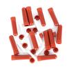 12Pcs Essential Oil Blank Nasal Inhaler Tubes Muti Color Blank Nasal Containers