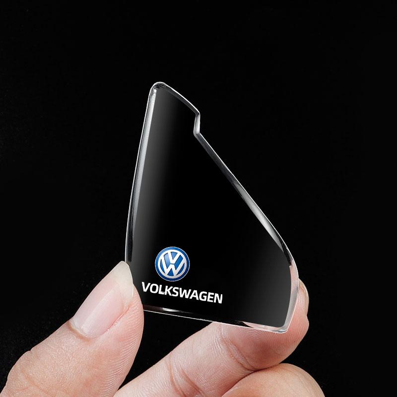 PCVHD1 Car Logo Door Corner Collision Anti-scratch Protection For VW GTI Polo Golf MK6 Passat B7 Tiguan ID.3 Arteon Jetta Beetle T-ROC