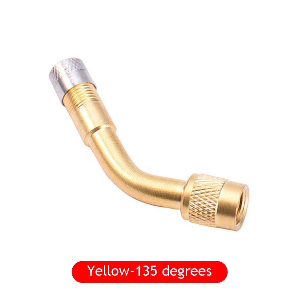45 90 135 Degree Angle Bent Valve Adaptor Tyre Tube Valve Extension Adapter for Motorcycle Truck Car Moto Bike Car Accessories