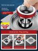 New Model Anti-Odor Drain Device for Bathroom, Universal Inner Core Anti-Backflow Valve, Anti-Odor Gadget for Drain Pipes, Sealing Cover