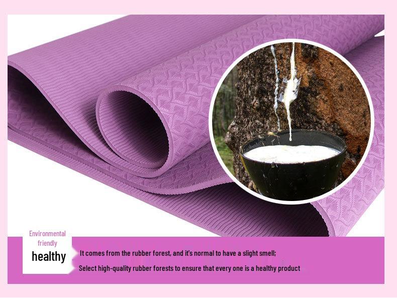 Widen 90CM 12mm TPE Yoga Mat for Fitness, Pilates, Floor Exercise