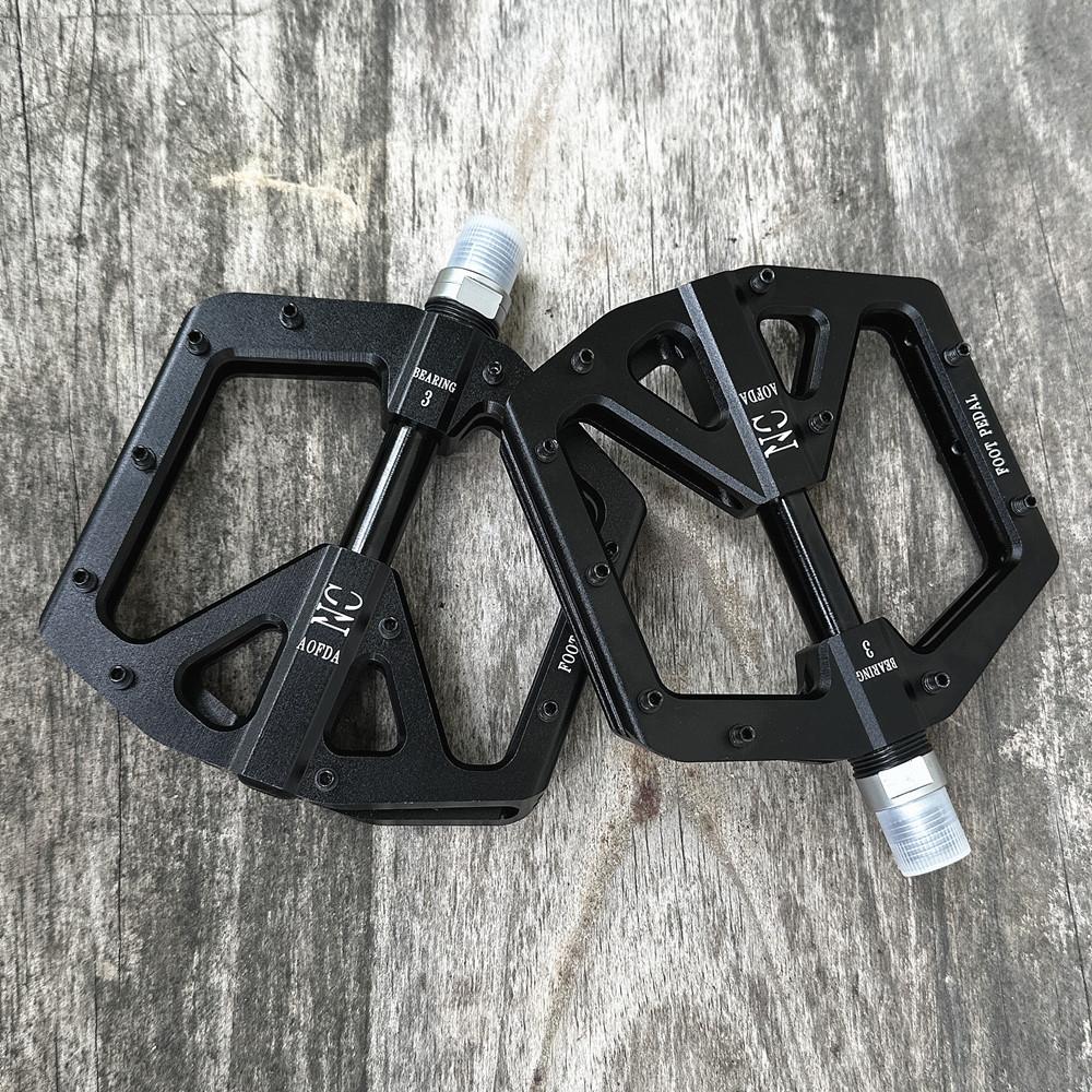 Mountain Bike Pedals, Non-Slip Bicycle Flat Pedals, MTB Pedals Wide Platform Pedals for Mountain Bike, BMX, Road Bike Pedals Pedal