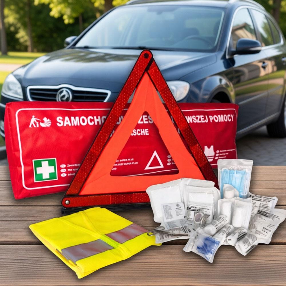 Car First Aid Kit Din 13164 Super Plus With First Aid Equipment Super Bag 1 Piece