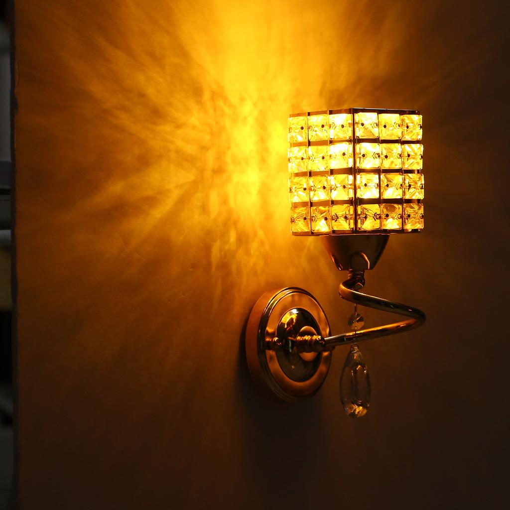 Modern Bedside Wall Lights Dining Room Hallway Light Crystal Wall Sconces Bedroom Wall Lamp