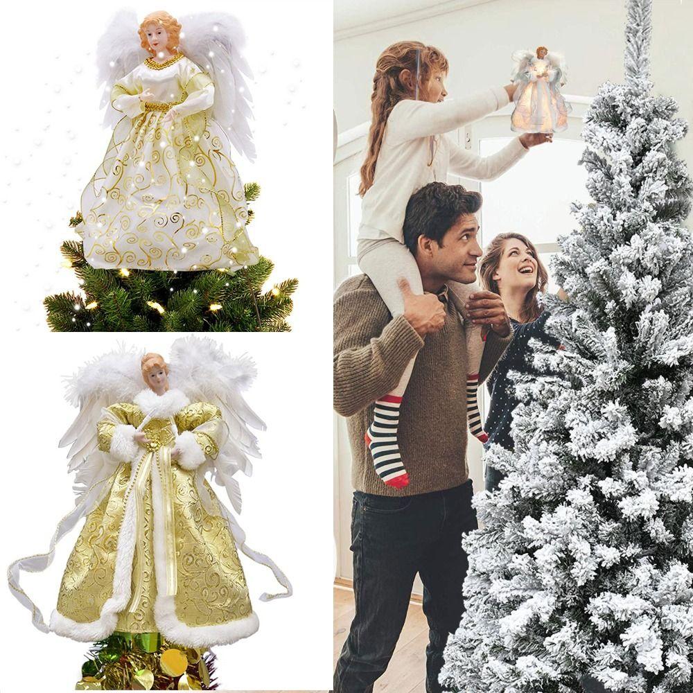 

Angel Fairy Christmas Tree Top Fairy Dolls Tree Top Ornament Holiday Decor