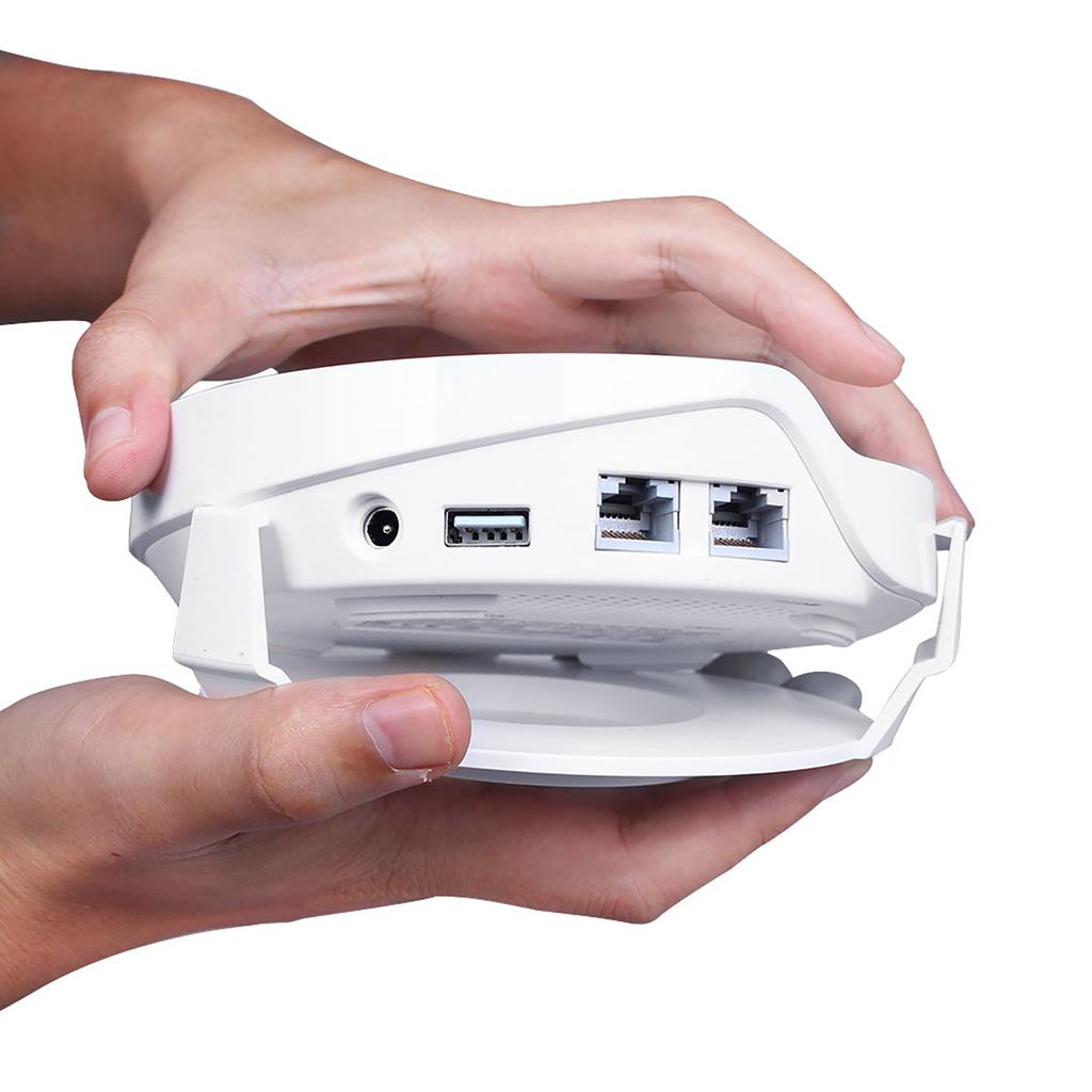 Wall Mount for TP Link Deco M9 Plus Whole Home Mesh WiFi System Sturdy Bracket Holder Space Saving TP Link Router