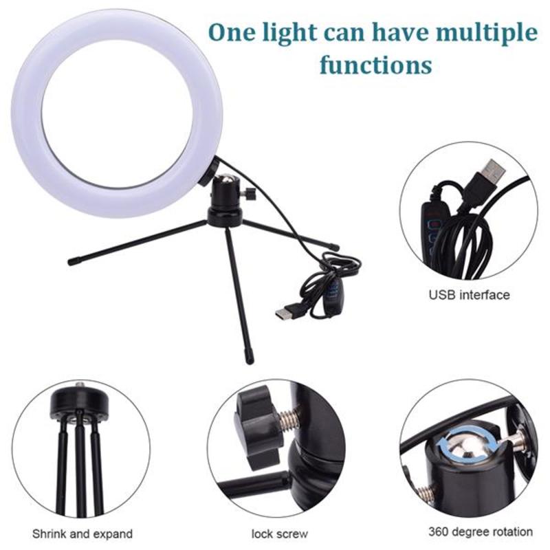 Fill Table Lamp Tripod 8 Inch Tripod Diameter 20 cm Live 13 W 5 V 84led 283