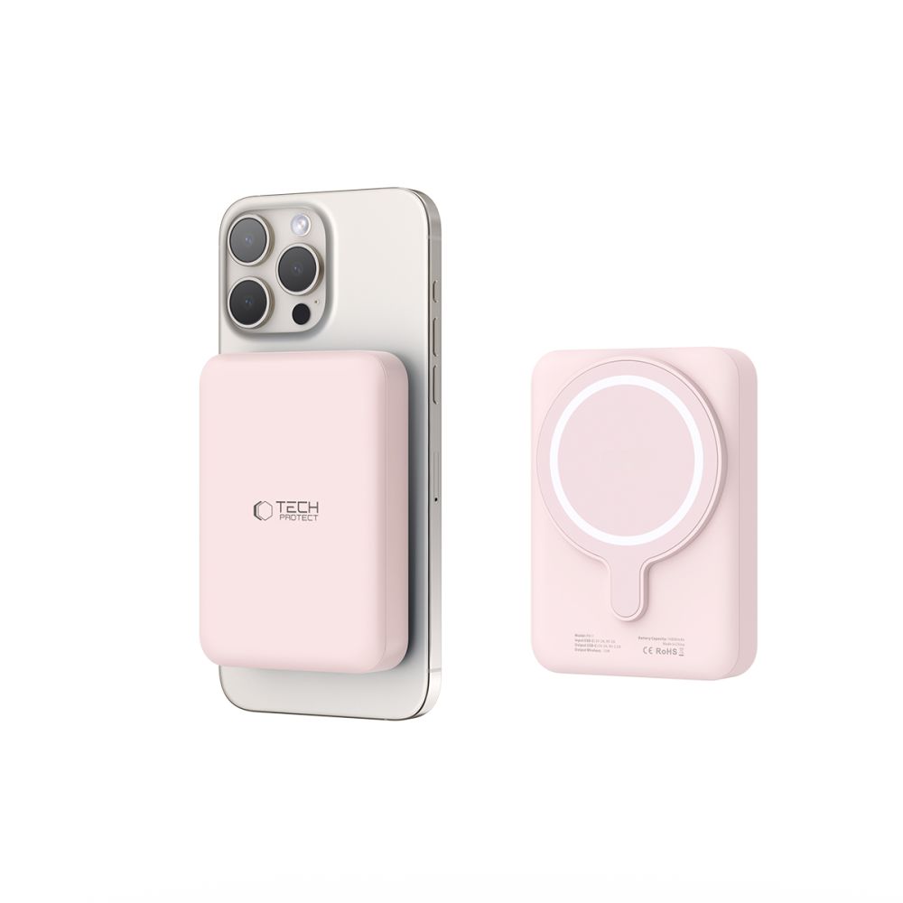 Tech-Protect Pb11 Lifemag Magsafe Power Bank 10000Mah Pink
