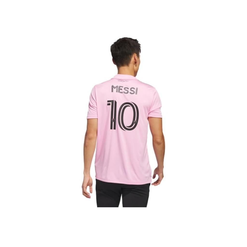 Adidas Inter Miami CF Lionel Messi 22/23 Replika Domácí Dres Pravá Růžová/Černá Pánské Streetwear JE9701