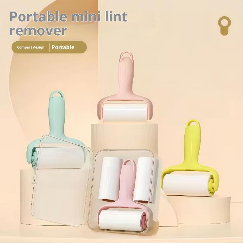 Mini Reusable Adhesive Clothing Cotton Velvet Furniture Hair Removal For Cats/Dogs Cleaning Adhesive Roller Pet Hair Remover
