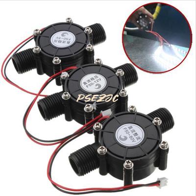 Nejnovější Horké 1ks 80V/12V /5V 10W DC Mikro Hydrogenerátor Průtok Tekoucí Vody Hydraulický DIY 1/2 Palce Generátory Alternativní Energie