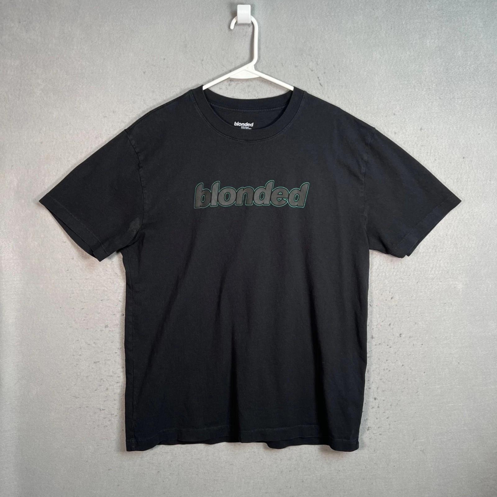 Frank Ocean Blonded Black T-Shirt Large 100% Cotton Mens S