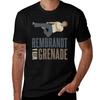 Rembrandt Mit Einer Granate T-Shirt Work Daily Kurzarm Top