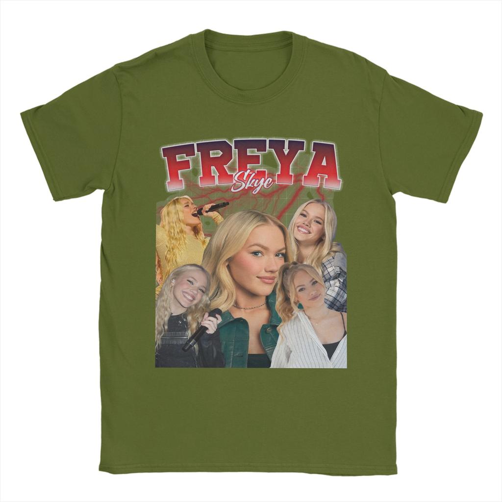 Freya Skye T Shirts for Unisex Cotton Leisure TShirts O Neck Tees Short Sleeve Tops Printing