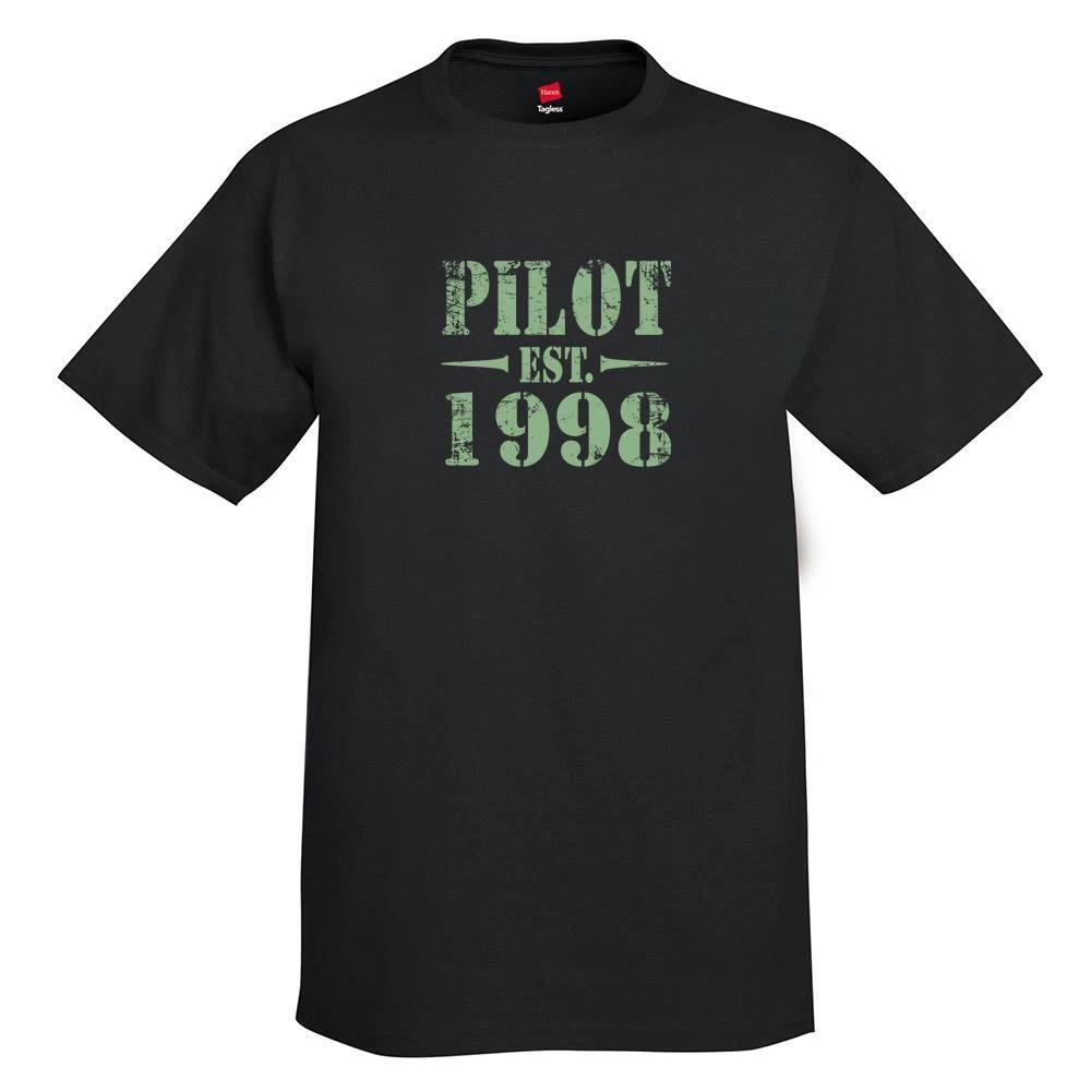 Pilot Est 2 Aviation Airplane T-Shirt