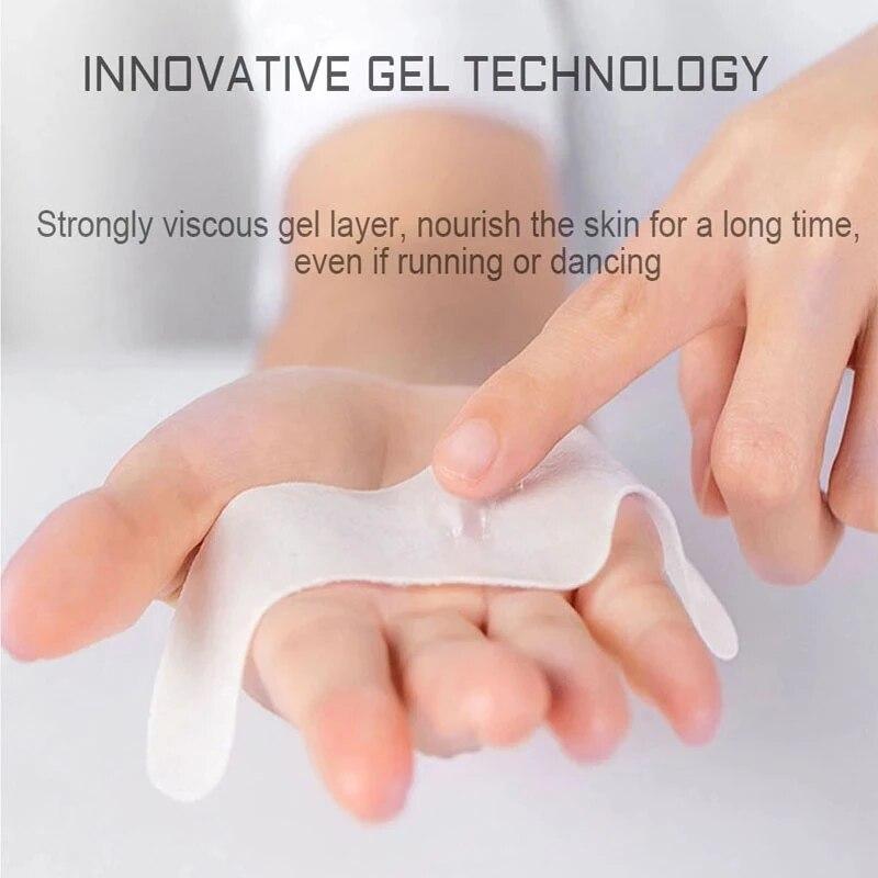 Patch de Gel Anti-rides pour l'élimination des lignes frontales, masque raffermissant, lignes de froncement, soins de la peau du visage, autocollants de traitement, Anti-âge, hydratant