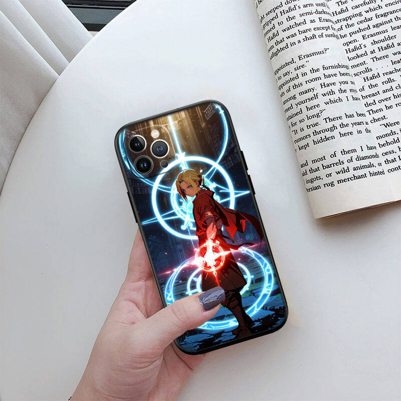 MH62 Fullmetal Alchemist Phone Shell Case for iPhone 7 8 11 12 13 14 15 16 17 16E XS Pro Max XR X SE Air