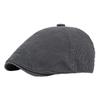 Retro Corduroy Flat Cap for Men Women Vintage British Style 6-Panel Newsboy Hat Unisex Casual Ivy Cabbie Peaked Cap Beret