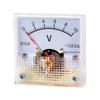 91L4 Voltage Meter DC 0-250V Square Pointer Type DC Voltmeter Portable Analog Volt Pointer Needle Analog Panel Voltage Gauge