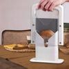 Moderner Bagel-Schneider Guillotine-Schneider Mit Logo Für Bäckerei-Geschenk Und Küchengebrauch