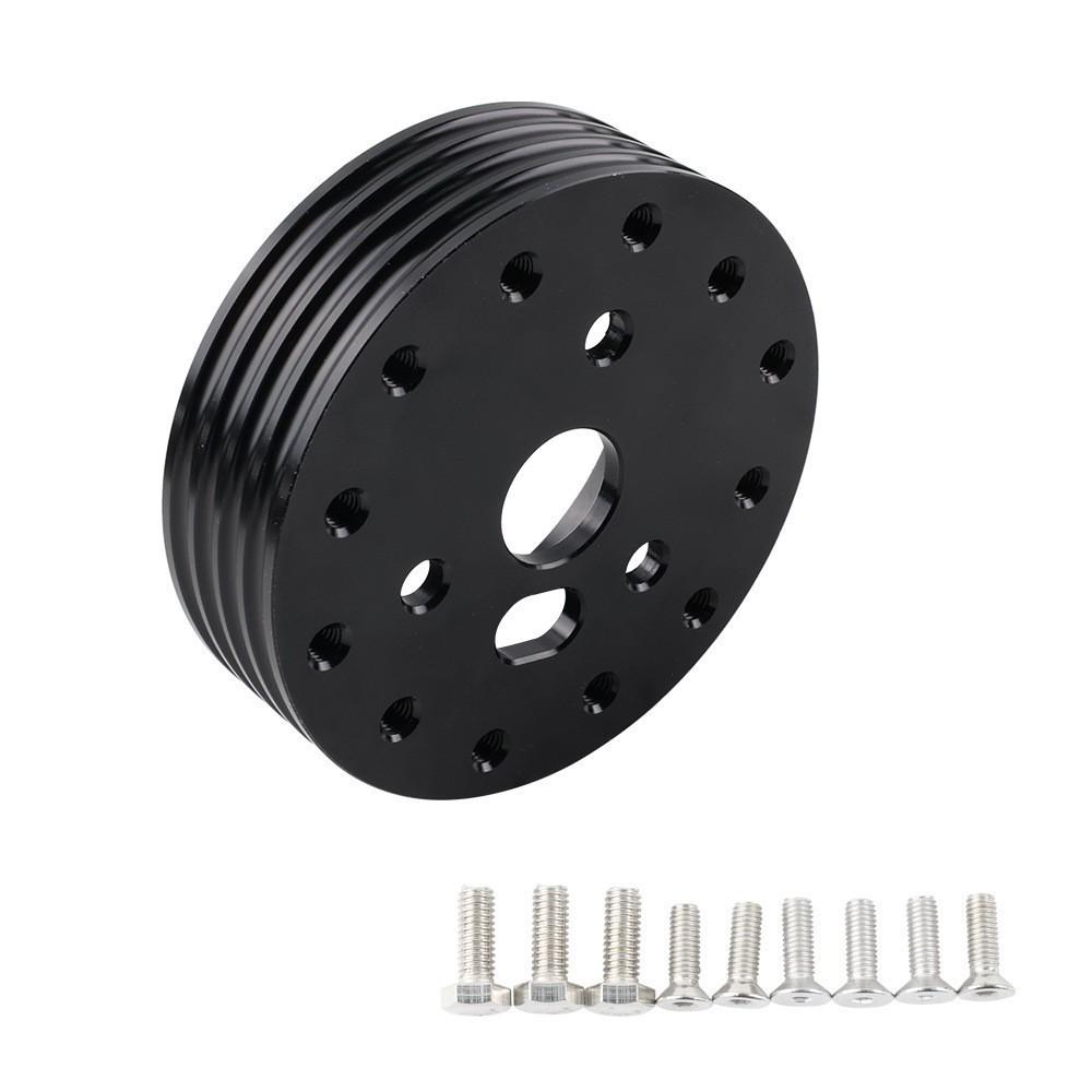 

0.5-Inch Steering Wheel Spacer Adapter, 6-Hole to 3-Hole