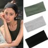 Wide Solid Color Hairbands Soft Non-Slip Elastic Headband Women Girls Makeup Running Sports Yoga Vintag Hair Accessories