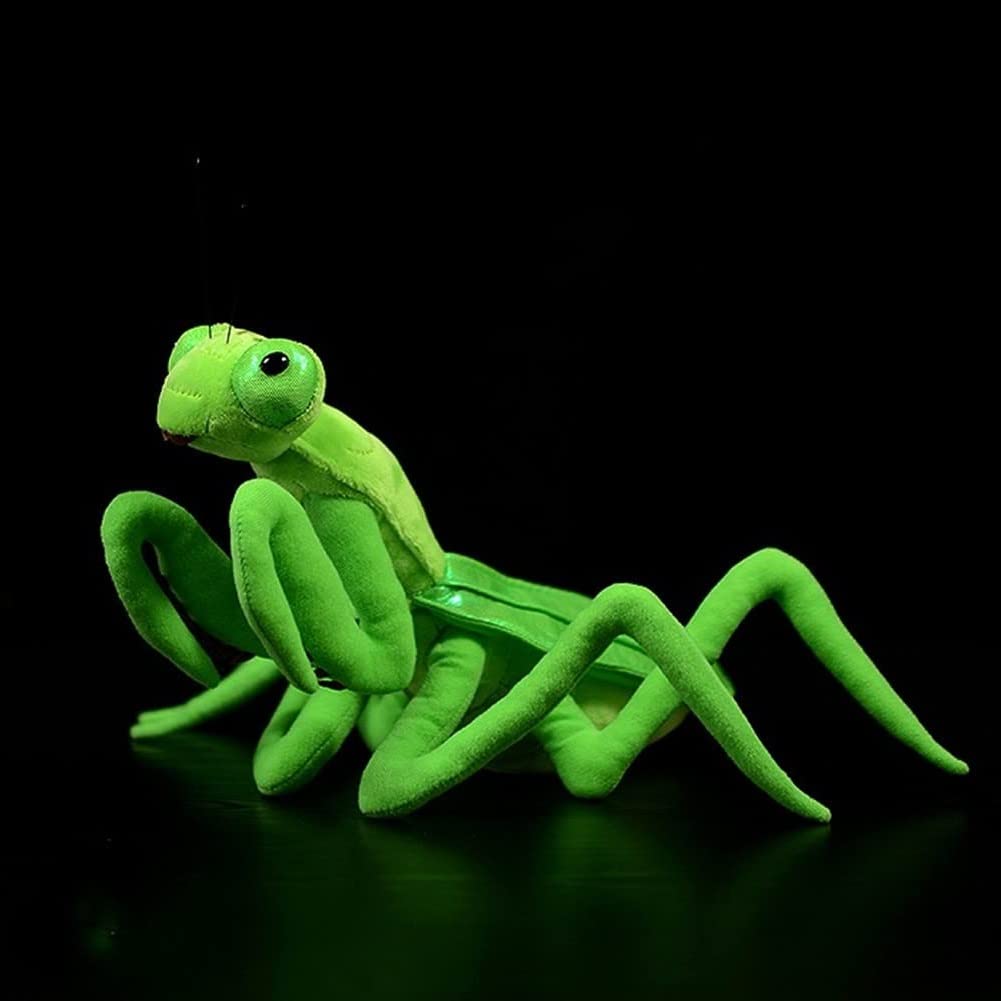 Lilizzhoumax Praying Mantis Plush Toy, Super Soft, Realistic Praying Mantis Plush Toy, Cute and Fun, Party, Home Decoration, Children's Birthday