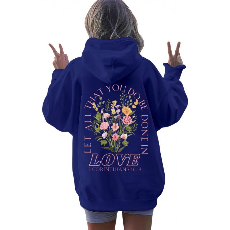 2025 Trendy Women's Hoodie with Letter Print - Autumn/Winter Collection