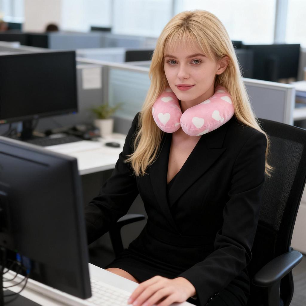 U Shaped Neck Hot Water Bottle Heat Cold Pack U Shaped Neck Hanging Water Injection Heating Bag For Cold And Hot Compress