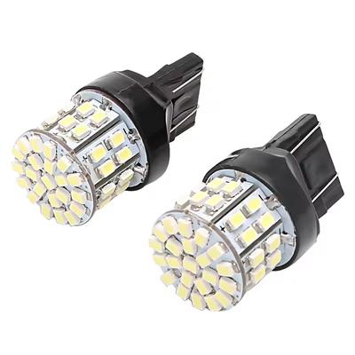 2pcs T20 7440 7443 Car LED Brake Light Rear Bulb Backup Reserve Light W21W 64SMD Tail Stop Light 6000K 12V Auto Turn Signal Lamp