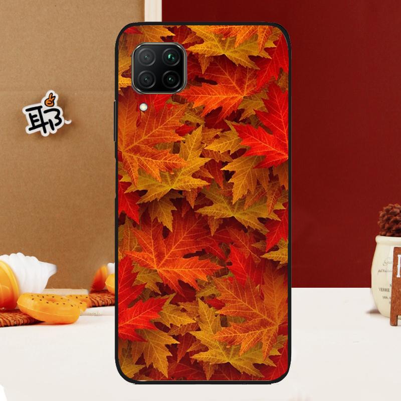 Autumn Leaves Fall Fox Pumpkin For Huawei Nova Y70 Y91 Y90 Y60 Y61 Y72 Y73 3i 7i 8i 11i 12i 9 10 SE P20 P30 P40 Lite Case